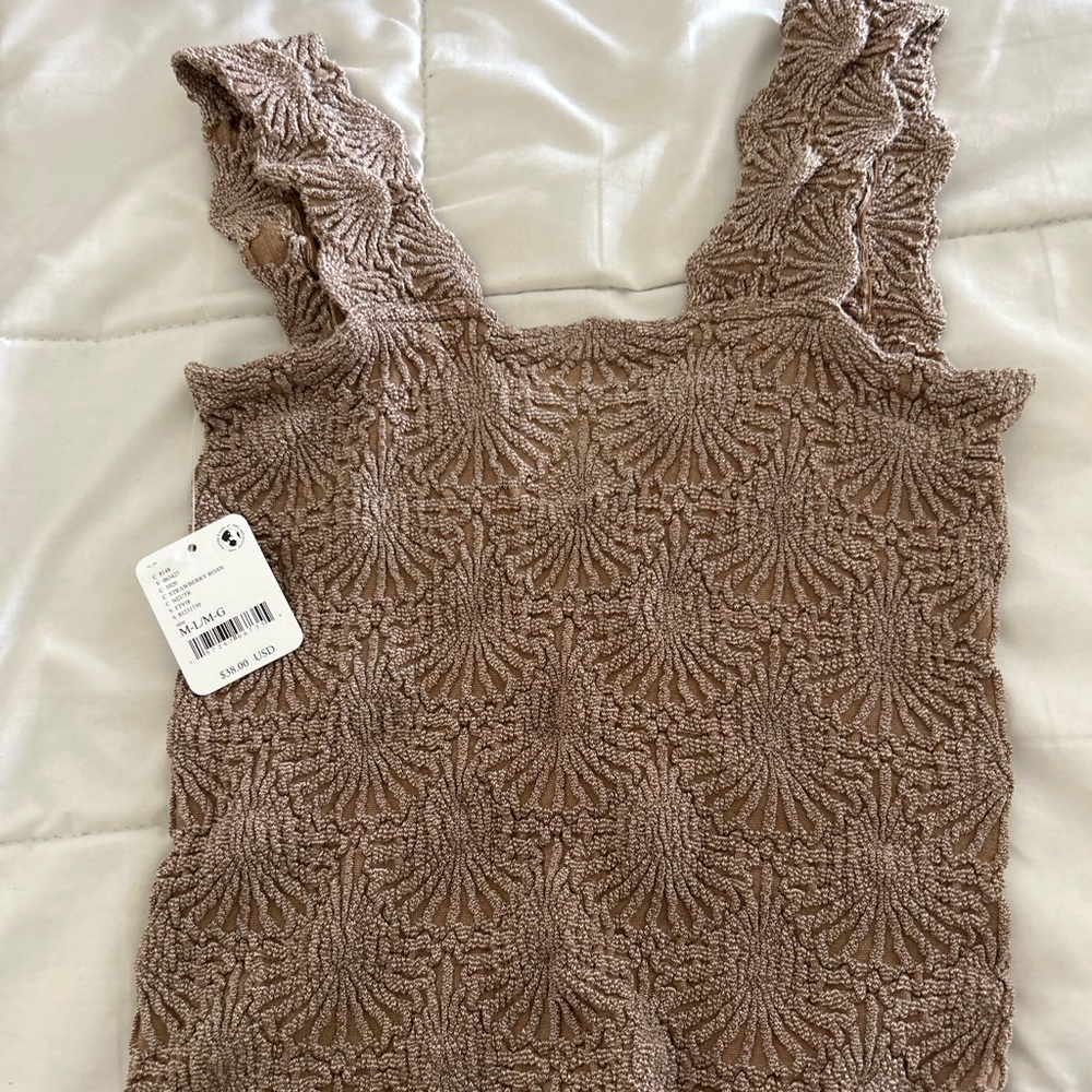 COPY - Free people Love Letter Floral Knit Camisole